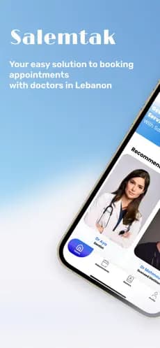 Salemtak Doctor Appointment App Mockup