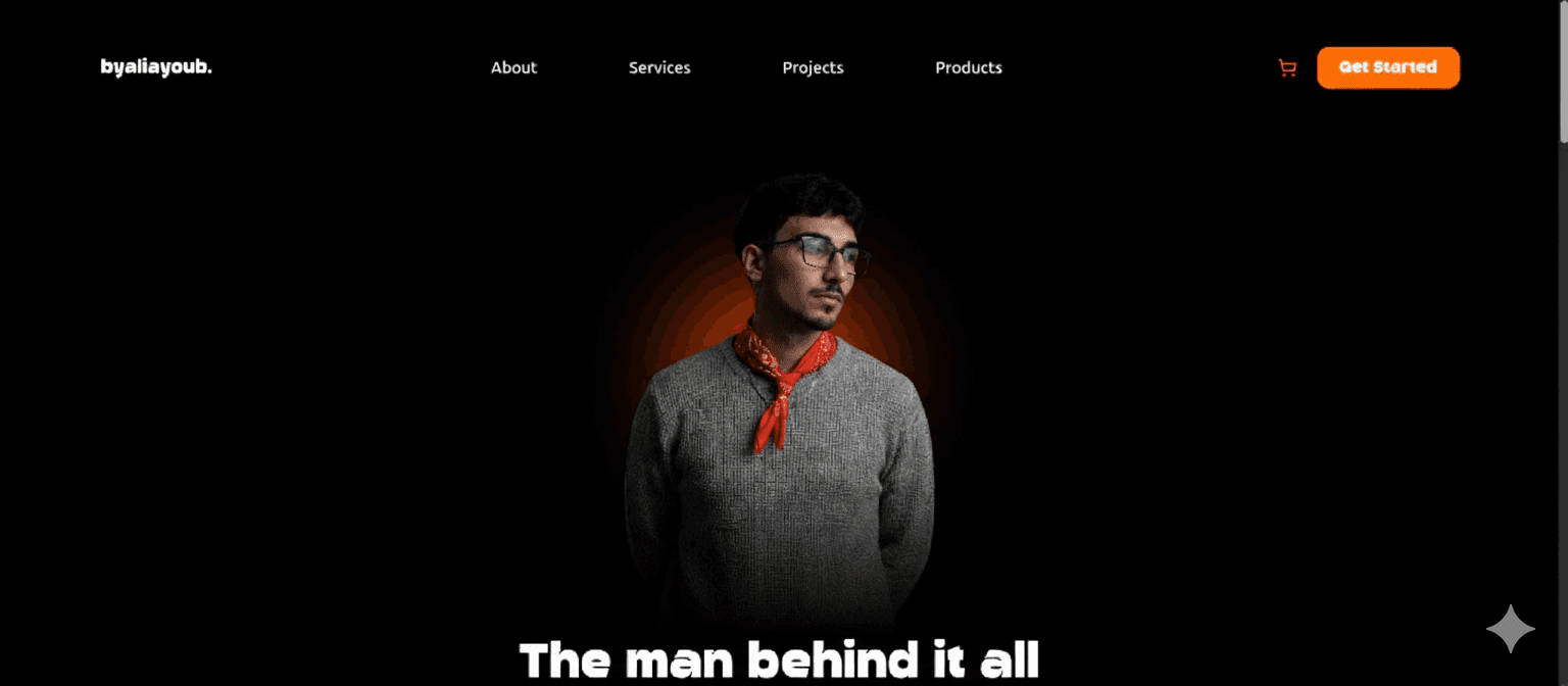 Hasan Naim Portfolio Website Mockup